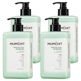 멈칫 멜팅 바디로션 페일그린 허브향, 400ml, 4개