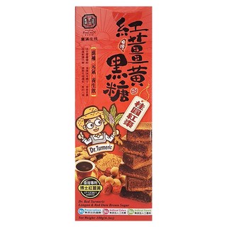豐滿生技 紅薑黃黑糖 桂圓紅棗, 10g, 1盒, 18份
