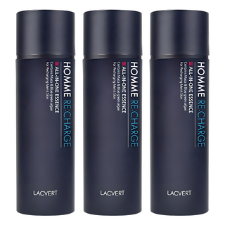 LACVERT Homme Recharge男士多效合一精華, 3瓶, 150ml