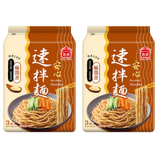 義美 速拌麵 麻醬香 142g, 6包