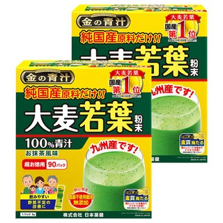 NihonYakken 日本藥健 大麥若葉青汁, 90包, 3g, 2盒