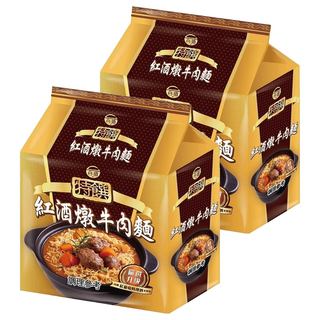 台酒 特饌 紅酒燉牛肉麵, 6包