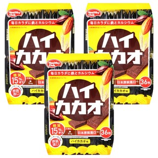 Healthy Club 威化餅乾 含鐵和鈣 36枚, 252g, 3袋
