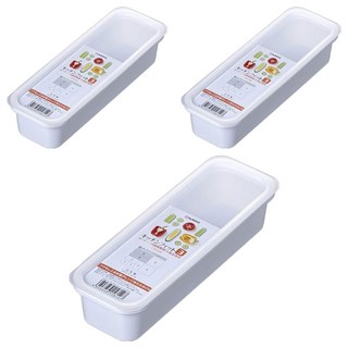 NAKAYA K581-1 保鮮盒630ml(透), 3個, 1組