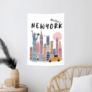 SANGSANG HOO 織物海報, 哈囉紐約