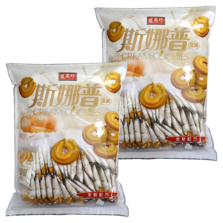 盛香珍 斯娜普蛋酥, 500g, 2袋
