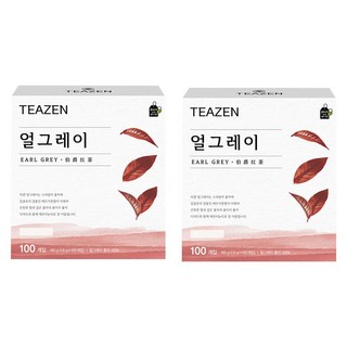 티젠 얼그레이 홍차, 1.6g, 100개입, 2개