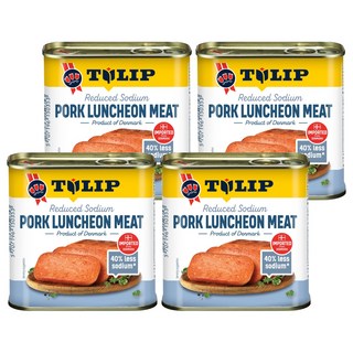 TULIP 特級豬肉餐肉，減鈉40%，340g, 4罐
