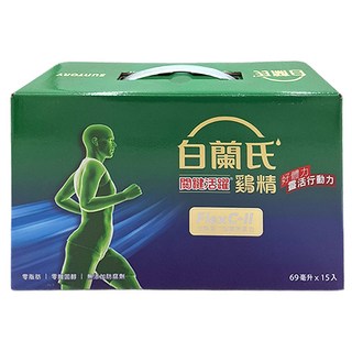 白蘭氏 關鍵活躍雞精 添加第二型膠原蛋白 玻尿酸與軟骨素, 69ml, 15罐, 1盒