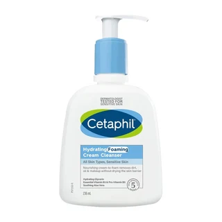 Cetaphil 舒特膚 全效泡泡潔膚乳 溫和清潔、深層滋潤、敏弱肌適用 洗卸合一, 236ml, 1瓶