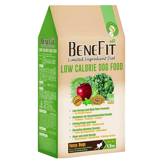 BENEFIT 斑尼菲 LID 低脂狗糧 綠色, 羊肉 + 糙米, 1.5kg, 1袋