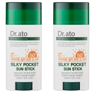 Dr.ato 絲絨口袋防曬棒 SPF50+ PA++++, 17g, 2個