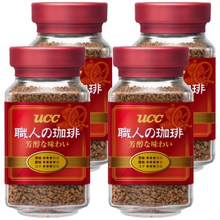 ucc 職人的珈琲 職人芳醇即溶咖啡, 90g, 1瓶, 4瓶