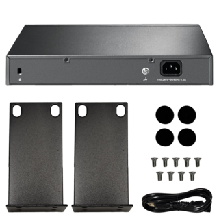 tp-link 16埠 10/100Mbps 交換器, TL-SF1016DS, 1個