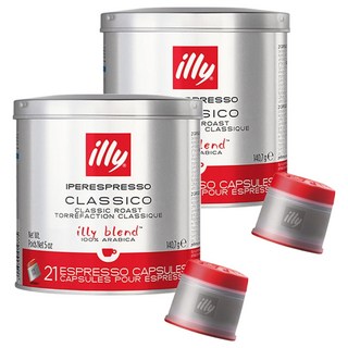 illy 意利 經典中焙咖啡膠囊, 6.7g, 21顆, 2罐