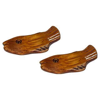 kiyodo鯽魚筷架2入, 1入, 木