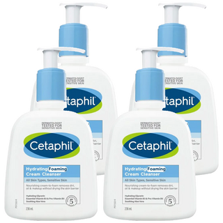 Cetaphil 舒特膚 全效泡泡潔膚乳 溫和潔淨 深層清潔毛孔 敏弱肌適用, 236ml, 4瓶