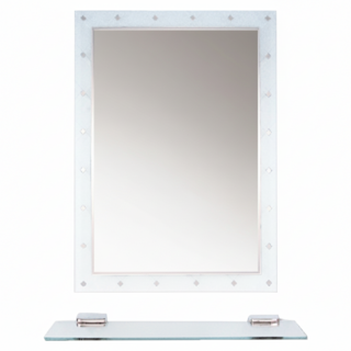 Toppuror 泰浦樂 旗艦翡翠除霧浴鏡 附平台, 白色