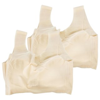 超薄冰絲無痕內衣 2件套裝, L, 膚色