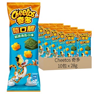 Cheetos 奇多 隨口脆 海苔口味玉米脆, 10包, 28g