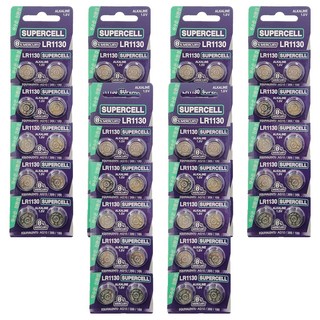 슈퍼셀 알카라인 버튼 건전지 LR1130, 10개입, 6개