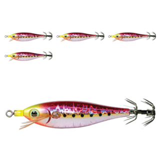 메가바이트 스테이 레이저 쭈꾸미 갑오징어 문어 에기 95mm, 06 핑크, 5개, 9g