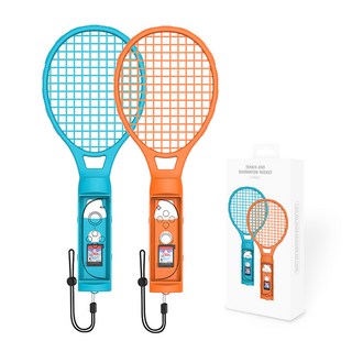 Nintendo 任天堂 SWITCH Switch2 左右手把瑪利歐遊戲網球拍, 紅色 + 藍色, 單一商品, 1盒