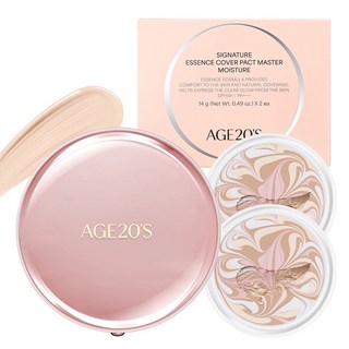 에이지투웨니스 시그니처 에센스 커버 팩트 마스터 모이스처 케이스 + 리필 2p 14g 세트, 13호, 1개