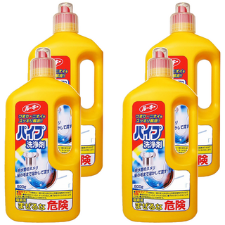 第一石鹼 Rookie 排水管疏通消臭清潔劑, 800g, 4瓶