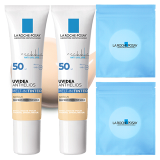 라로슈포제 유비데아 안뗄리오스 썬크림 멜트인 틴티드 SPF50+ PA++++ + 화장솜 30매, 2개