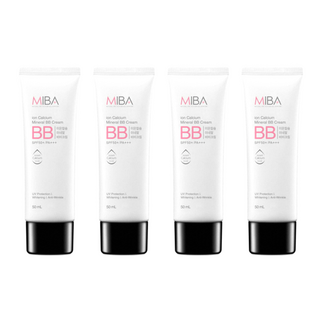 MIBA 鈣離子礦物BB霜 SPF50+ PA+++, 單色, 50ml, 4條