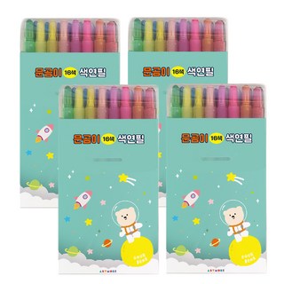 아트모아 토이 색연필 4p, 16색, 1세트