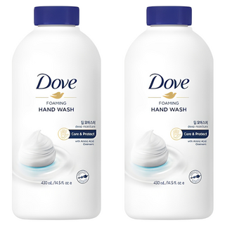 도브 포밍 핸드워시 딥 모이스처 리필, 430ml, 2개