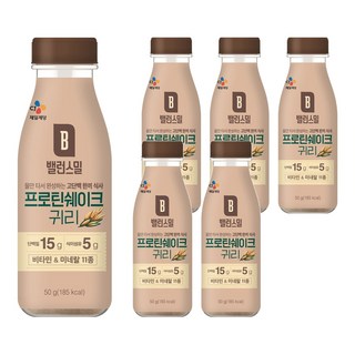 CJ 穀物燕麥高蛋白飲, 50g, 6瓶