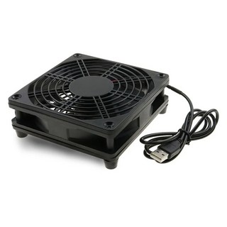 ASHnet 공유기 미니PC 셋탑박스 냉각 쿨링 팬 1단 120mm, 1개, AN-RC1201