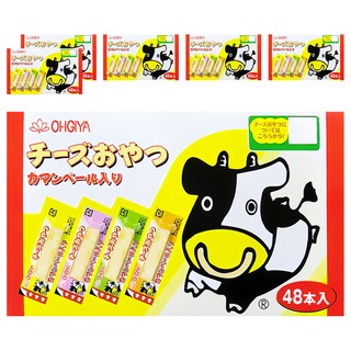 OHGIYA 扇屋 鱈魚起司條 風味濃郁 方便攜帶 美味零食, 115.2g, 6盒