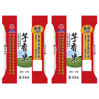 三好米 履歷一等芋香米 香甜美味 口感Q彈有嚼勁, CNS一等, 2.2kg, 2包
