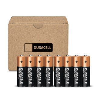 듀라셀 알카라인 보관박스팩 AA 건전지, 8개입, 1개