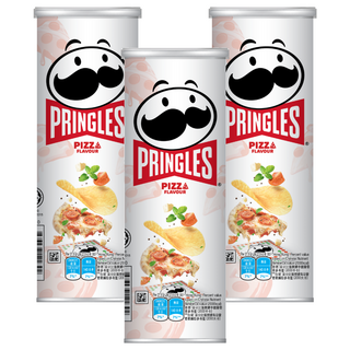 PRINGLES 品客 洋芋片 比薩口味, 102g, 3罐