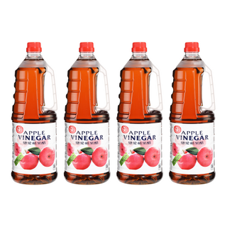 十全 戀愛蘋果醋 1.8L 台灣製造, 4瓶