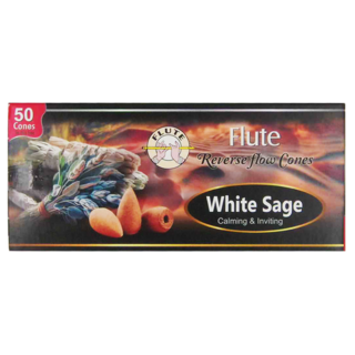 Flute 倒流香 50顆入 溫潤香氣 舒緩壓力, White Sage 白鼠尾草, 1盒