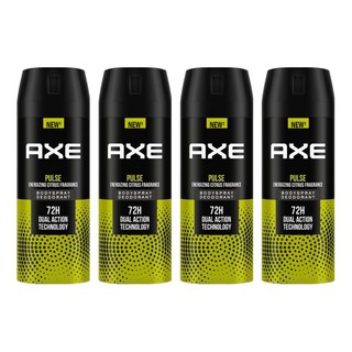 AXE 男用體香噴霧 激情綻放 5988, 4個, 150ml
