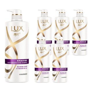 LUX 麗仕 柔亮絲滑洗髮乳, 750g, 6瓶