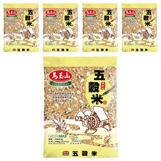 馬玉山 五穀米 豐富全穀 營養均衡, 1.5kg, 5包