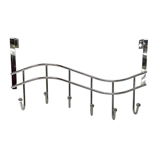 門板勾 金屬材質, 銀色, 1個