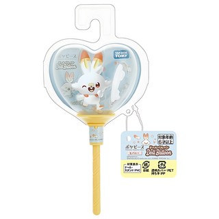 TAKARA TOMY Pokepeace娃娃屋 人偶氣球, 炎兔兒 藍色 + 黃色, 1個