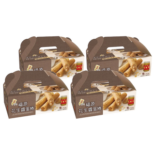 新竹福源 花生醬蛋捲, 320g, 4盒