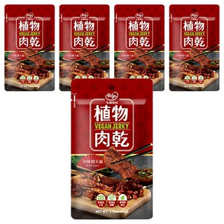 Hoya 弘陽食品 植物肉乾 川味朝天椒風味, 50g, 5包