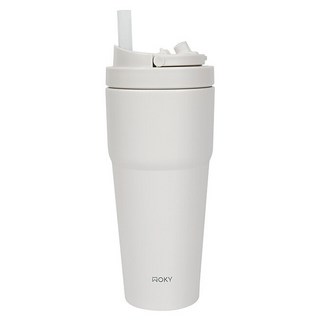 WOKY 沃廚 台灣公司貨 雙層陶瓷渾圓杯, 橡白, 750ml, 1個