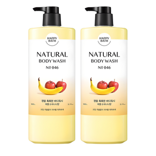해파바스 내추럴 정말 촉촉한 바디워시 프루티 향, 900g, 2개